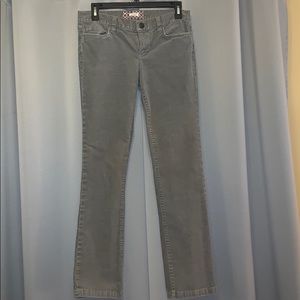 J.Crew Matchstick Gray Corduroy Size 29S